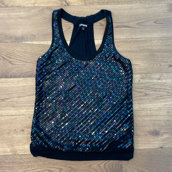 Express Sequin Tank - Picture 1 of 2